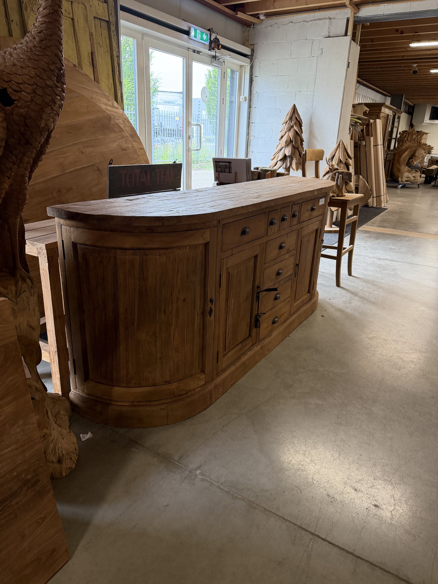 Teak Sideboard - 220x90x50cm