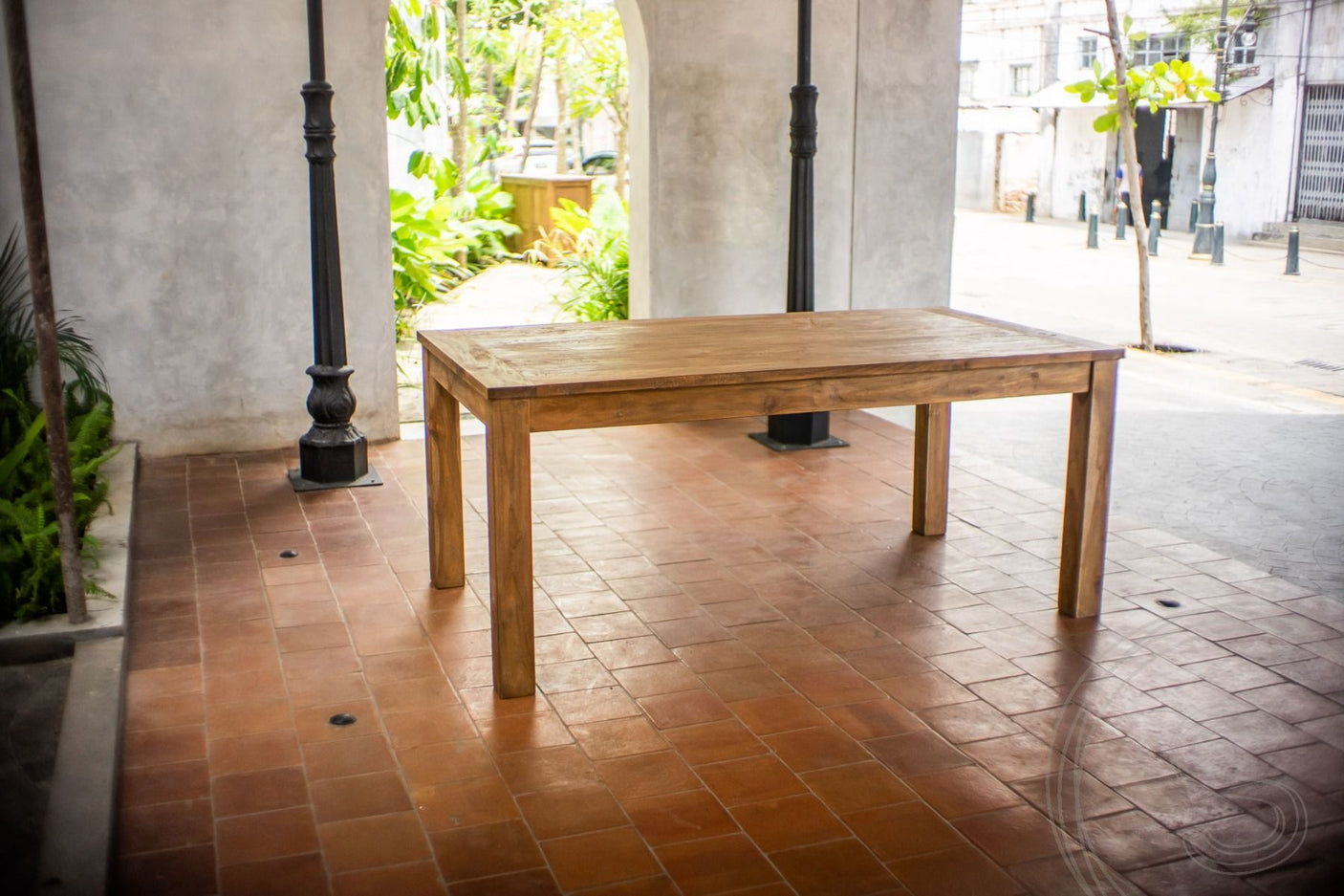 Uitschuifbare teak tafel 180 - 230 - 280x100 - Souren Meubels