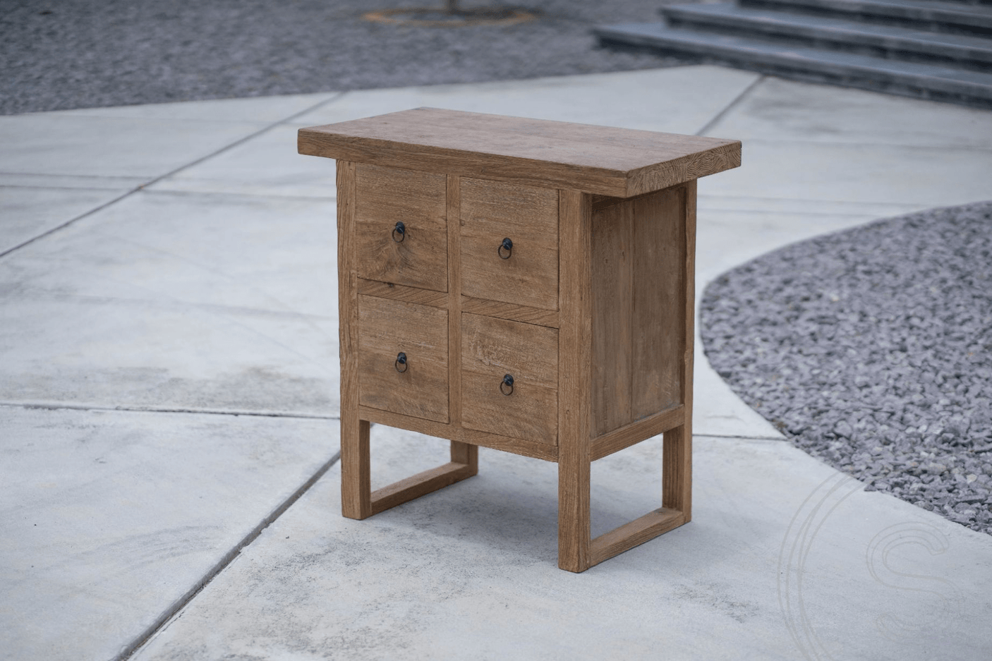 Teak Kommode Algarve 4 lades - Souren Meubels