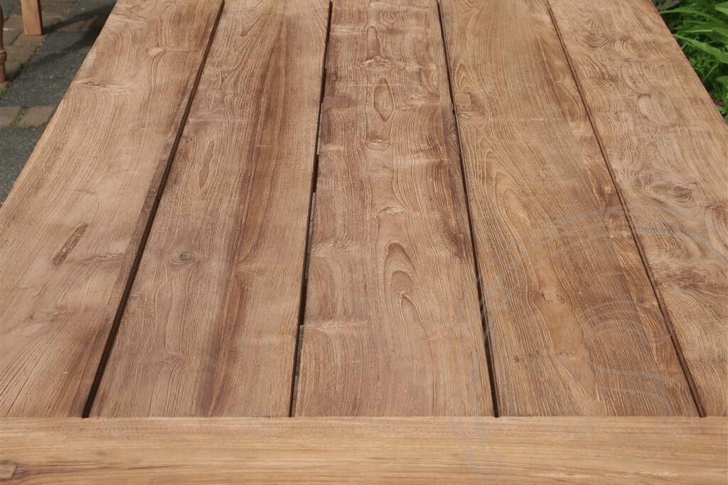 Teak Gartentisch 180x90cm + 4 Beaufort Stühle + Bank