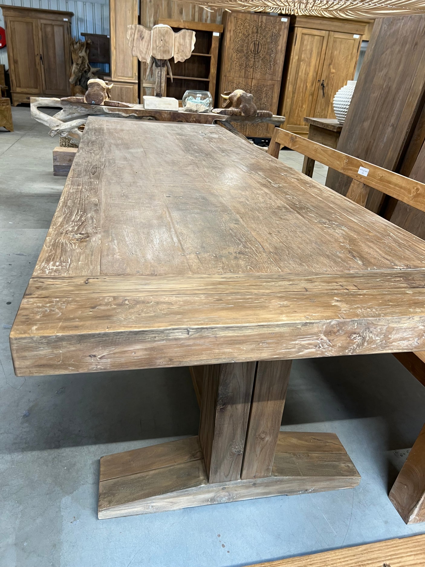 Teak-Klostertisch - 300x100x79cm