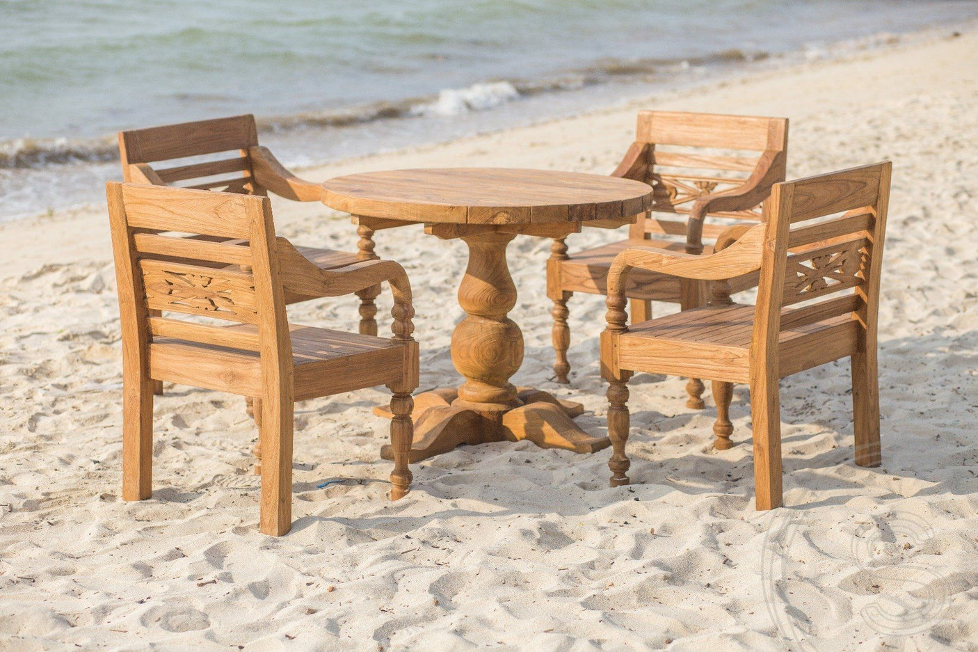 Ronde tuintafel 100cm Classic - Souren Meubels