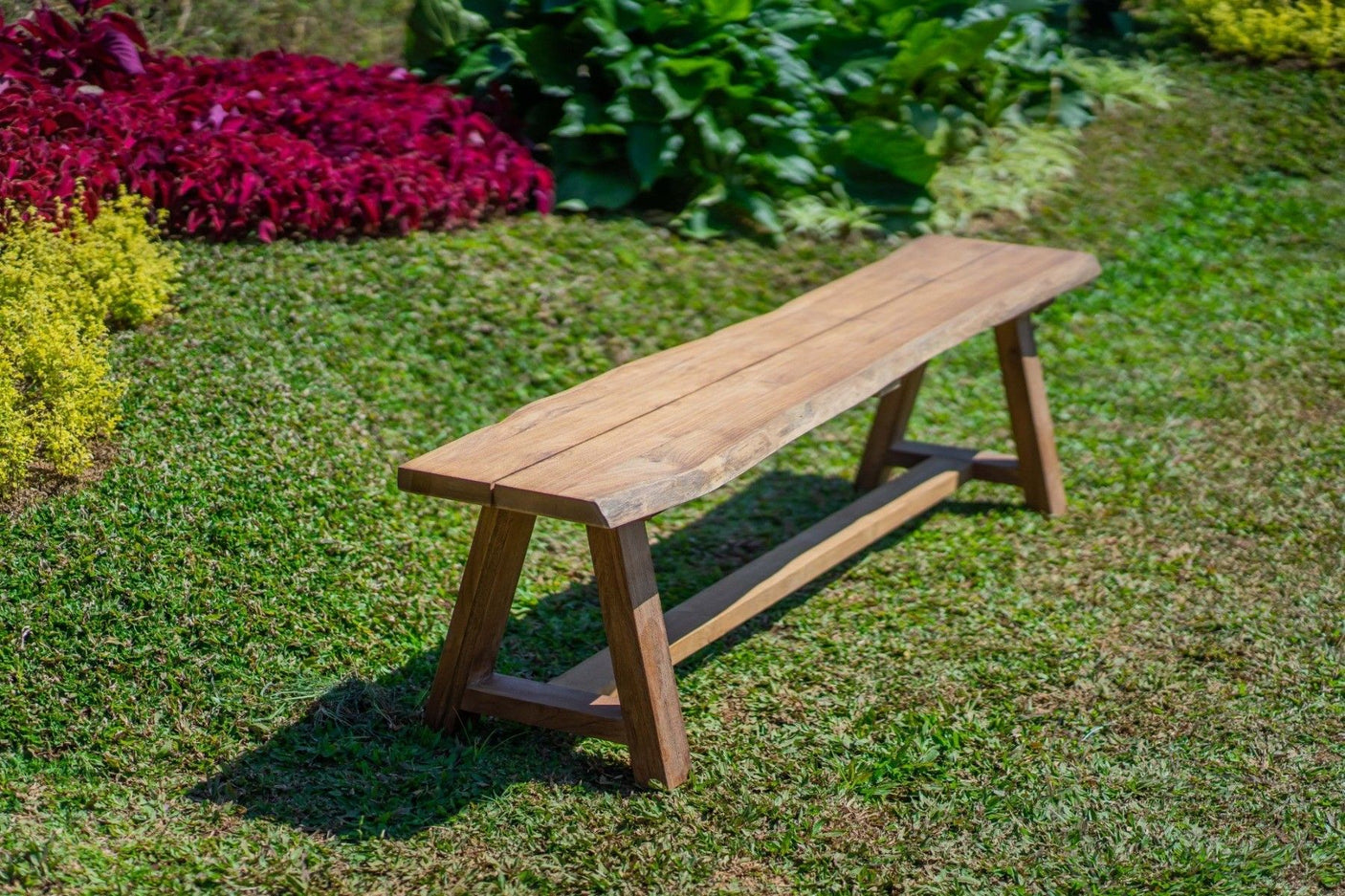 Teak Gartenbank Java 200