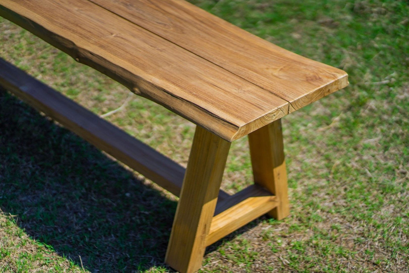 Teak tuinbank Java 220cm - Souren Meubels