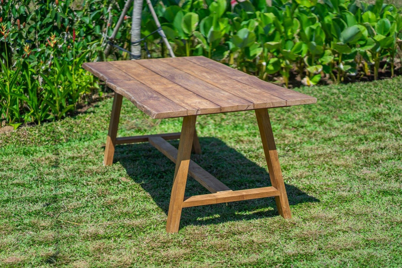 Teak tuintafel Java 220 x 100 - Souren Meubels