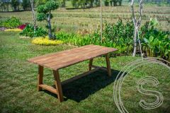 Teak tuintafel Java 220 x 100 - Souren Meubels