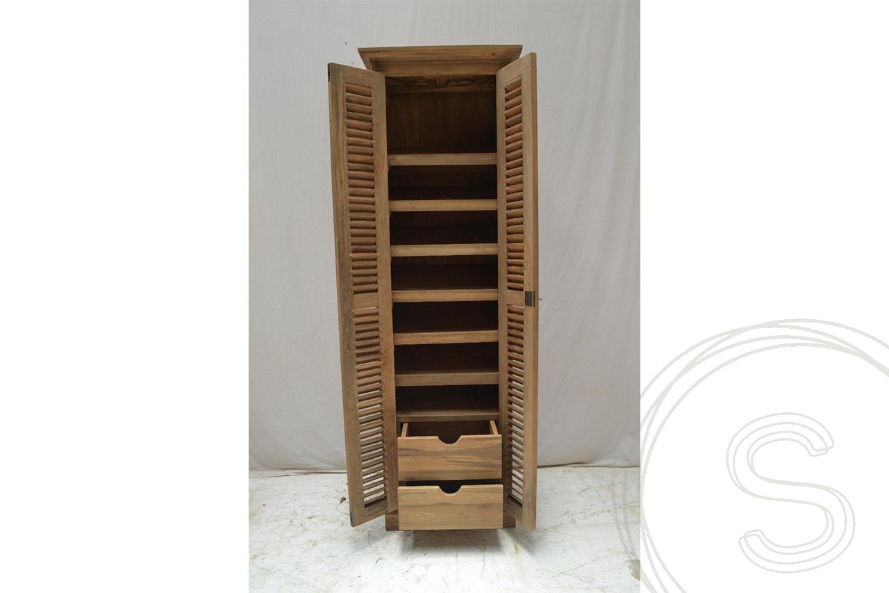Teak schoenenkast Java - Souren Meubels