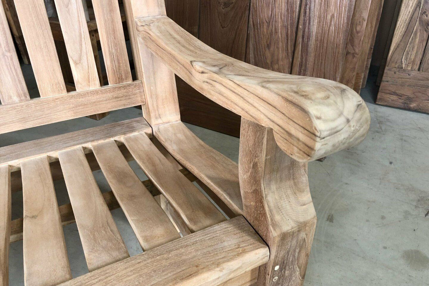 Teak Gartenbank 200cm Mammut