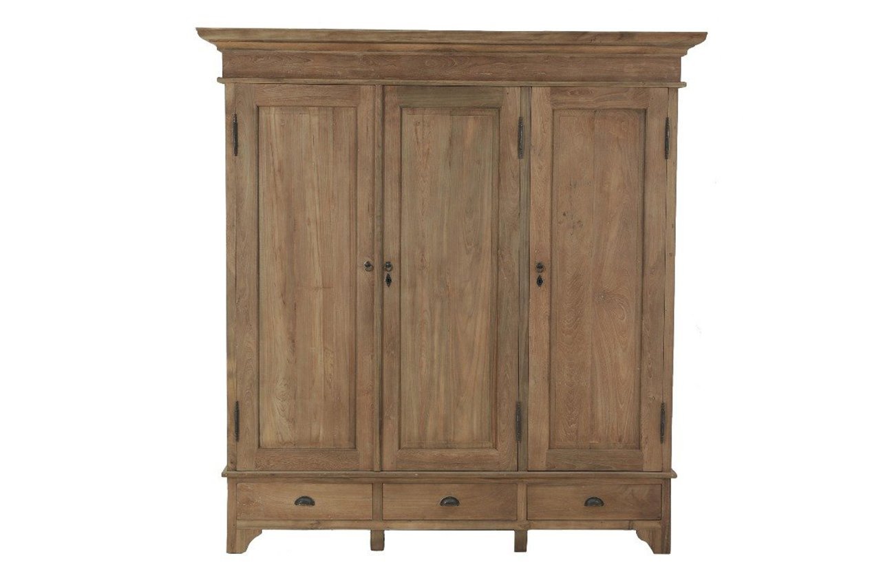 Teak kast 180cm - Souren Meubels