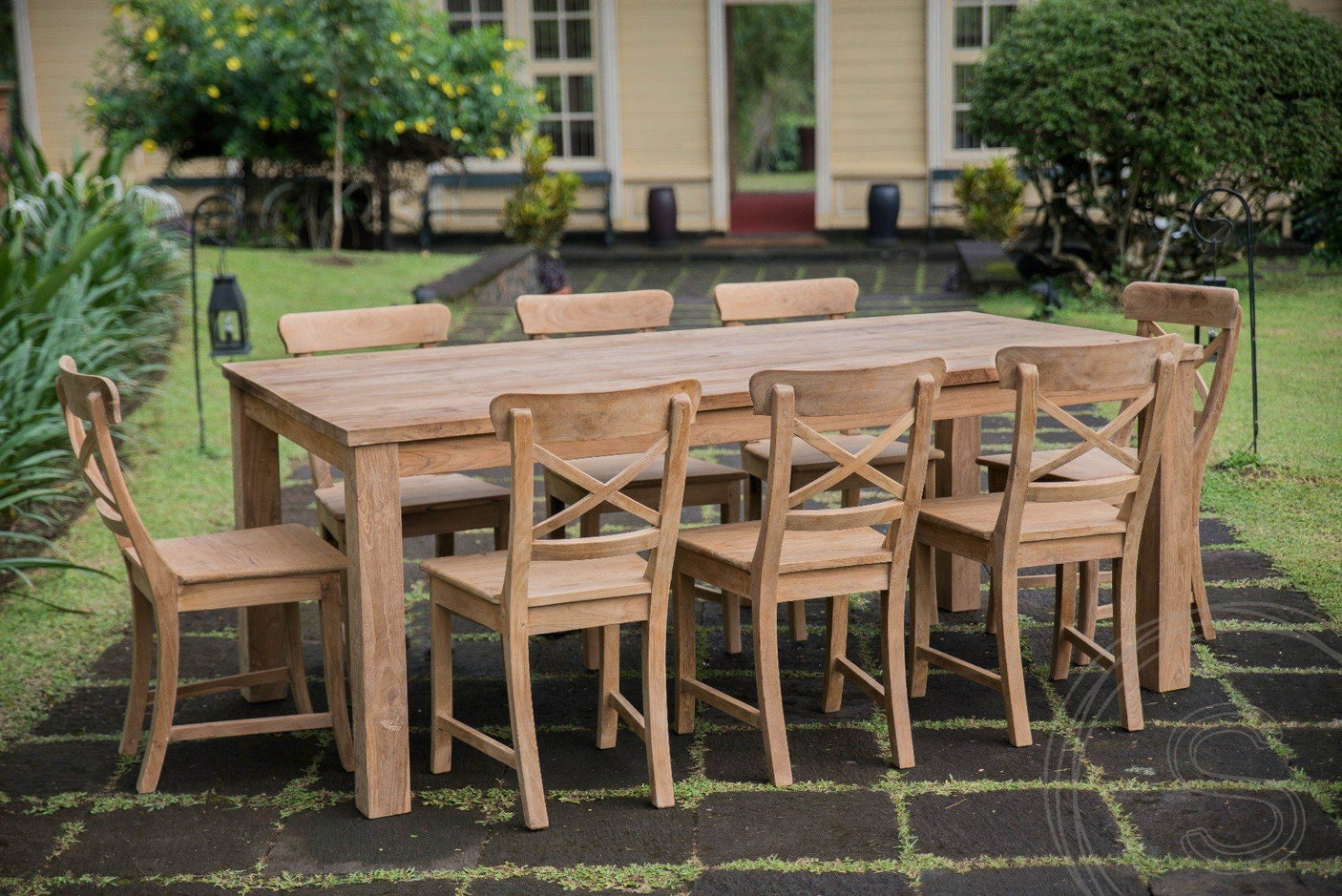 Teak tafel 200 x 90 - Souren Meubels