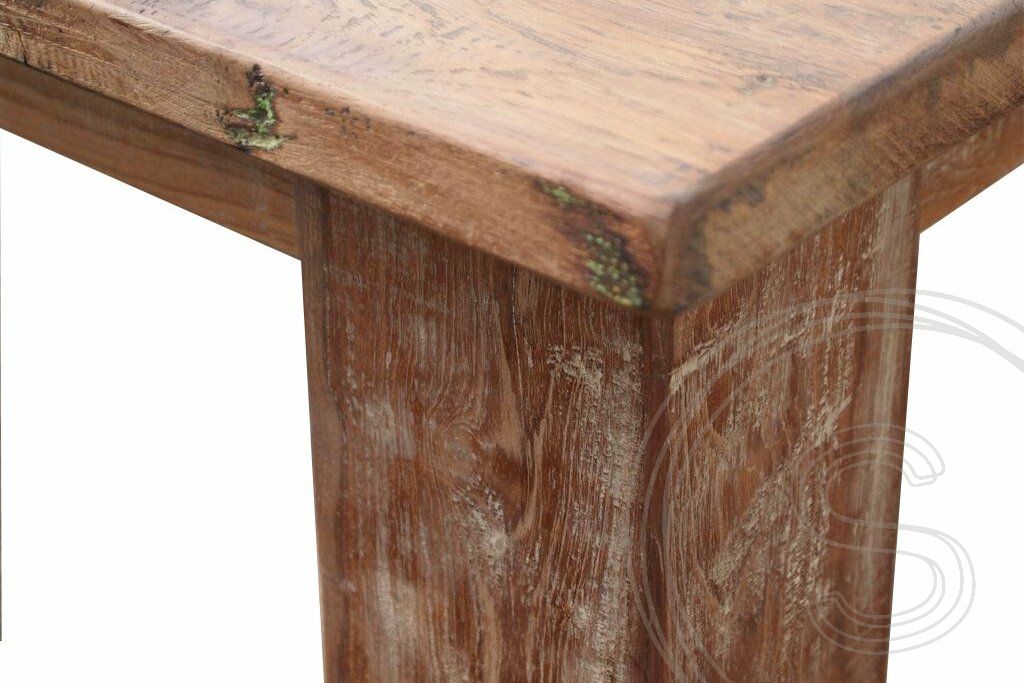 Teak tafel 320 x 120 oud hout - Souren Meubels