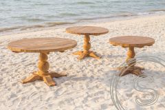 Teakholz Gartentisch rund 120 cm Classic - Souren Furniture (CH)