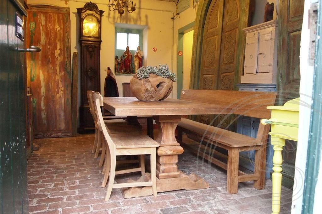 Teakholz Klostertisch 200x100 - Souren Furniture (CH)