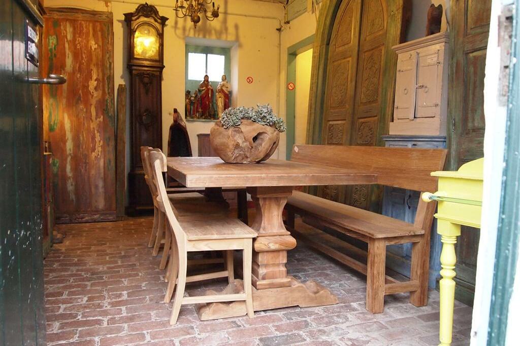 Teakholz Klostertisch 200x90 - Souren Furniture (CH)