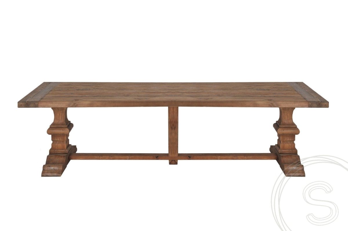 Teakholz Klostertisch 300x100 - Souren Furniture (CH)