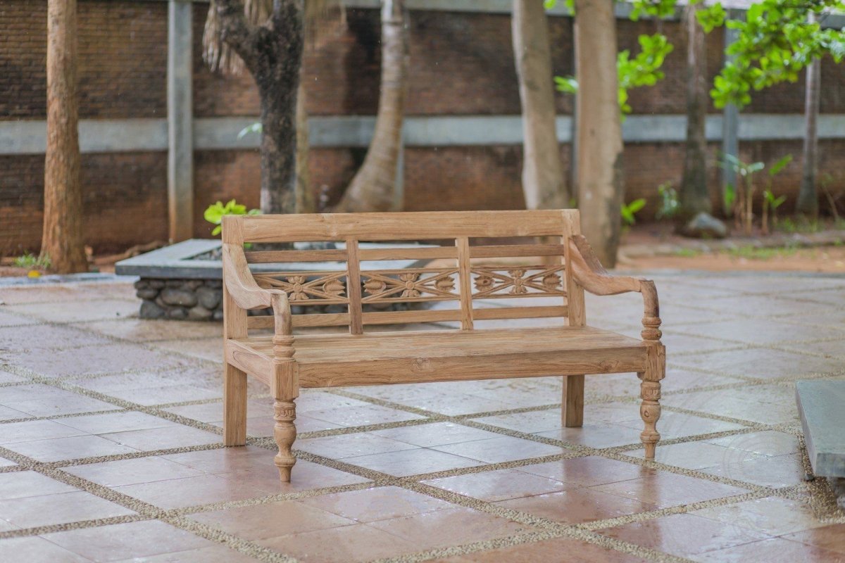 Teakholz Lounge Gartenbank 160cm XL - Souren Furniture (CH)