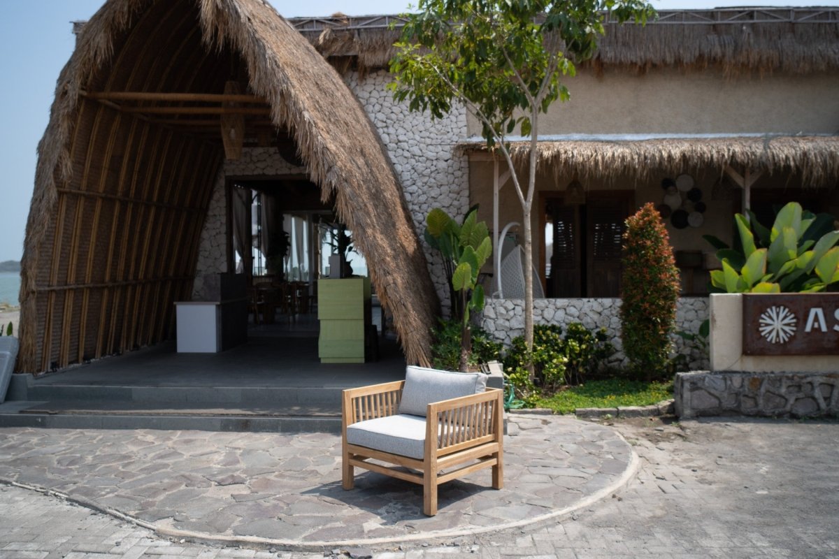 Teakholz Loungesessel Ibiza 84 cm - Souren Furniture (CH)