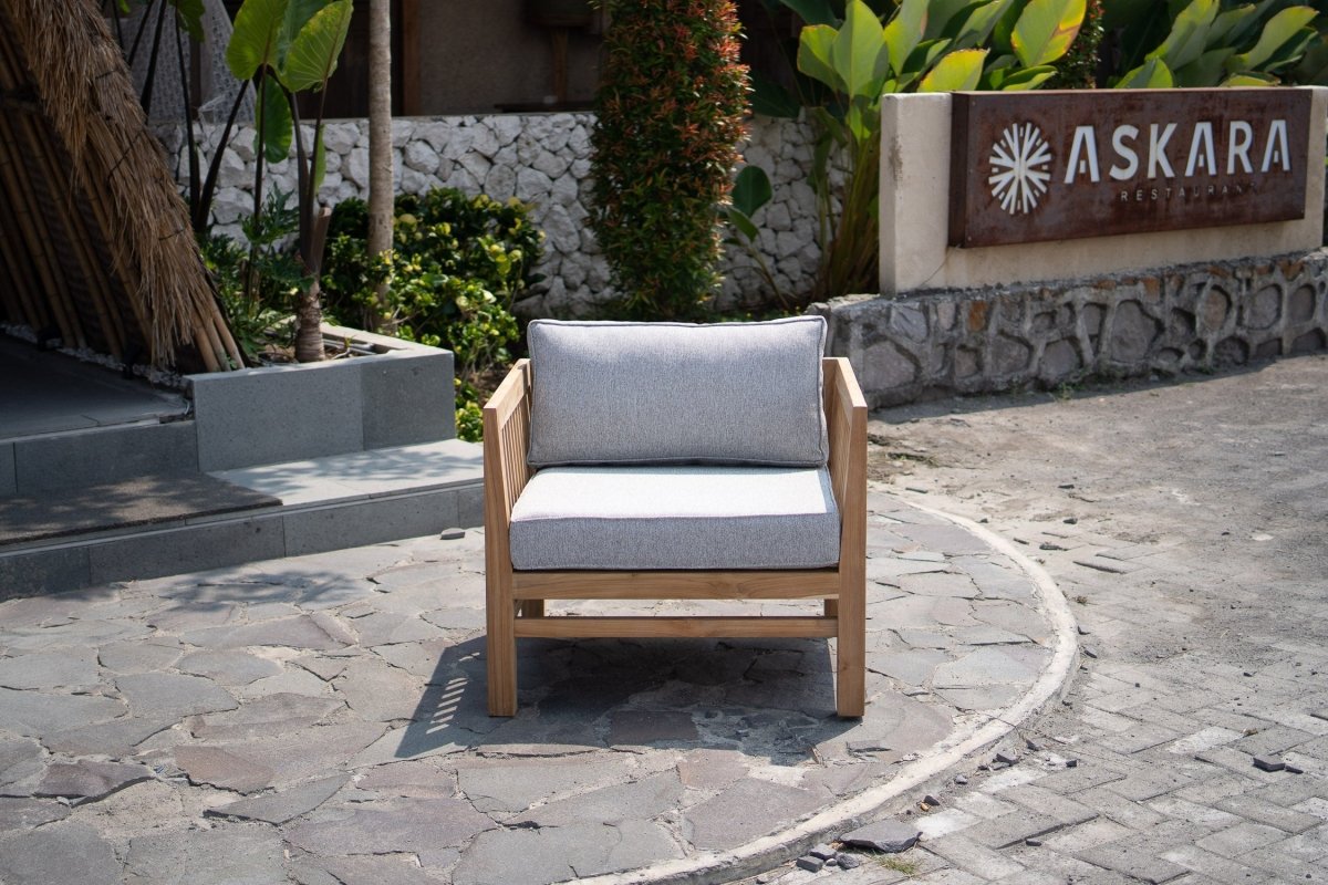 Teakholz Loungesessel Ibiza 84 cm - Souren Furniture (CH)