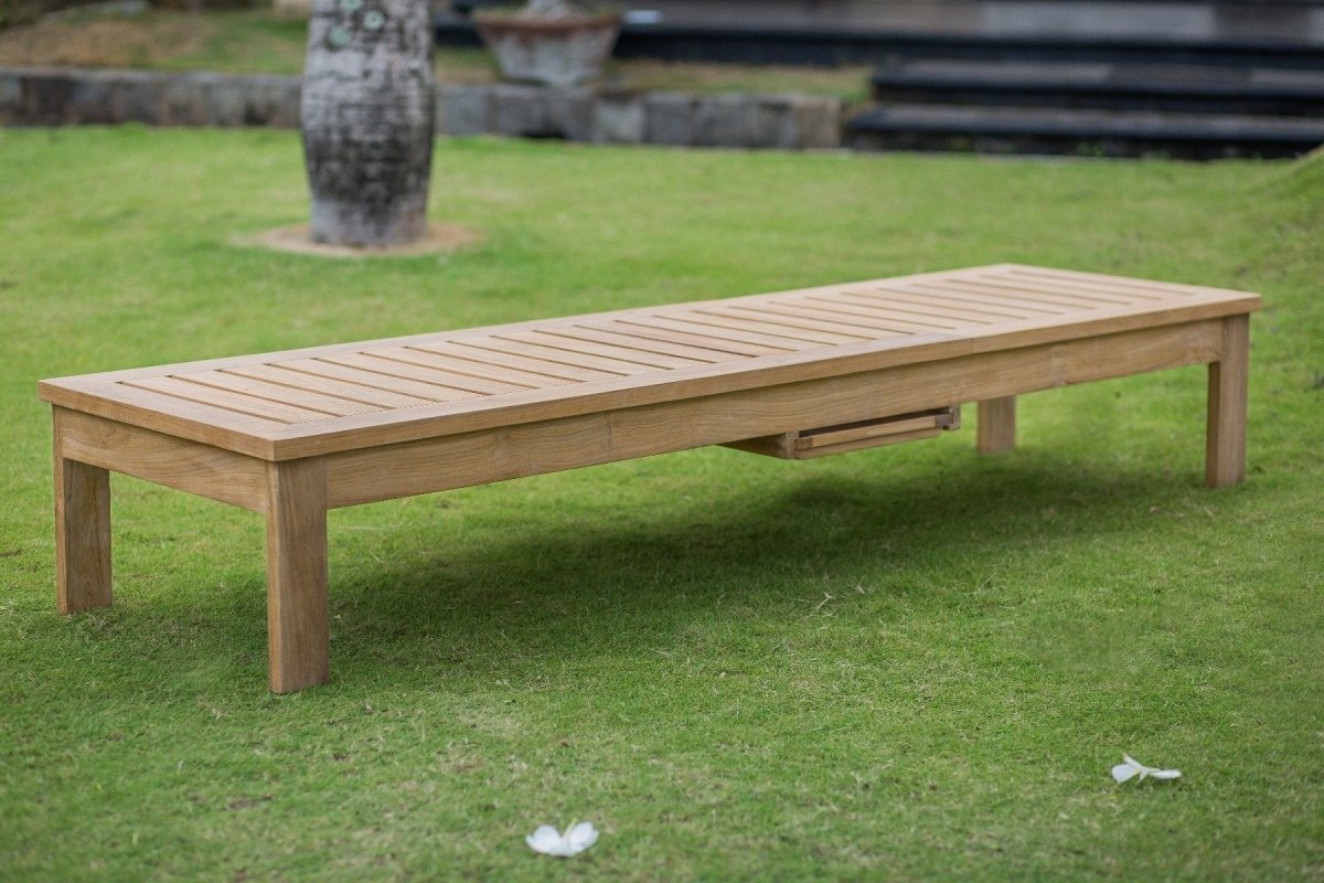 Teakholz Sonnenliege - Souren Furniture (CH)