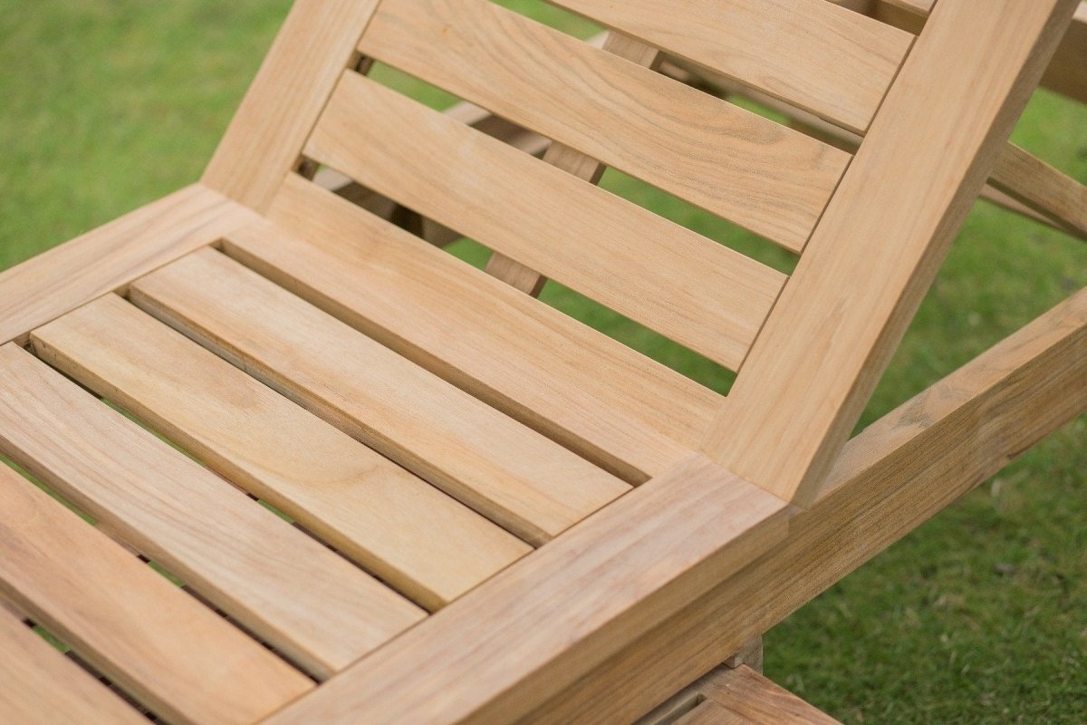 Teakholz Sonnenliege - Souren Furniture (CH)
