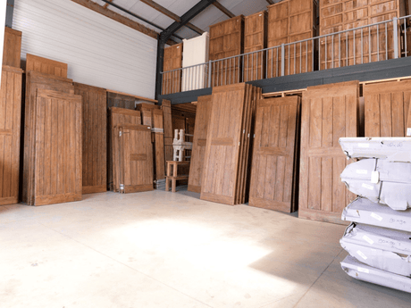 Geborsteld teakhouten meubilair - Souren Meubels