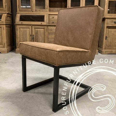 Nieuw! Leren stoelen met en zonder armleuning - Souren Meubels