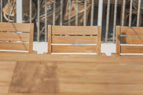 Hoe verwijder je vlekken van een teakhouten tafel? - Souren Meubels