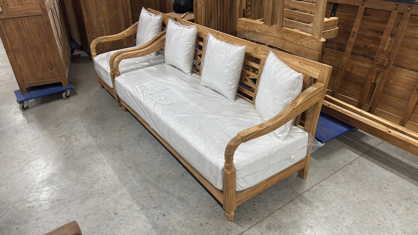 Teak Loungebank Dolce Vita