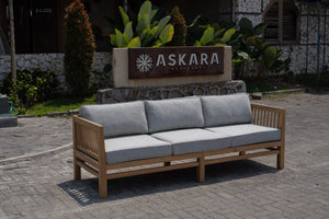 Teak Lounge Sofa Ibiza 228 cm