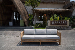 Teak Lounge Sofa Ibiza 228 cm