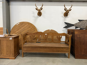Teak Truhenbank - 200cm