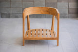 Teakholz Fauteuil Lura mit wetterfesten Kissen