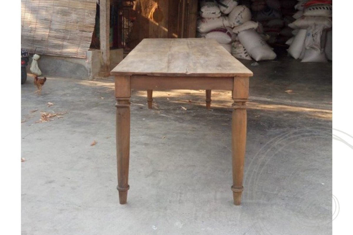 Antiker Teakholz Tisch 240 cm - Souren Furniture (CH)