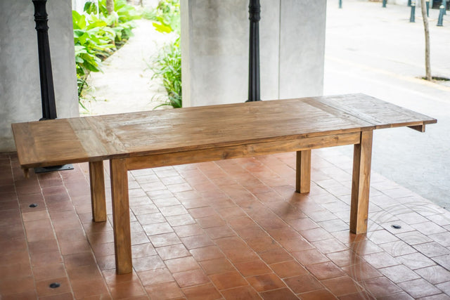 Uitschuifbare teak tafel 180 - 230 - 280x100 - Souren Meubels
