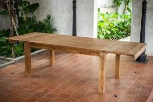 Uitschuifbare teak tafel 180 - 230 - 280x100 - Souren Meubels