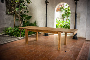 Uitschuifbare teak tafel 180 - 230 - 280x100 - Souren Meubels