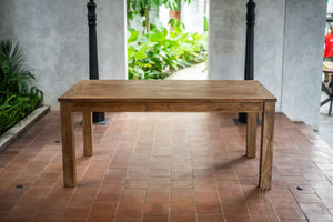 Uitschuifbare teak tafel 180 - 230 - 280x100 - Souren Meubels