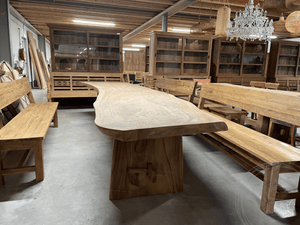 Baumstammtisch aus Suarholz 4 Meter - Souren Furniture (CH)