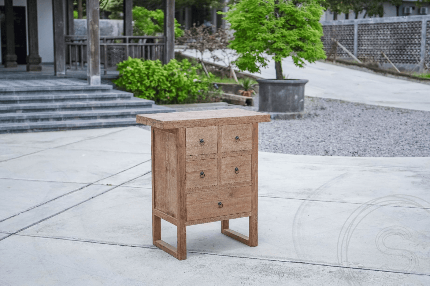 Teak Kommode Algarve 5 Schubladen