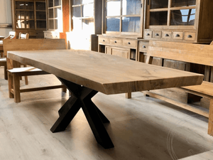 Teak Baumstammtisch Suar 2,5 Meter