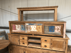 Teak TV-Sideboard Paint