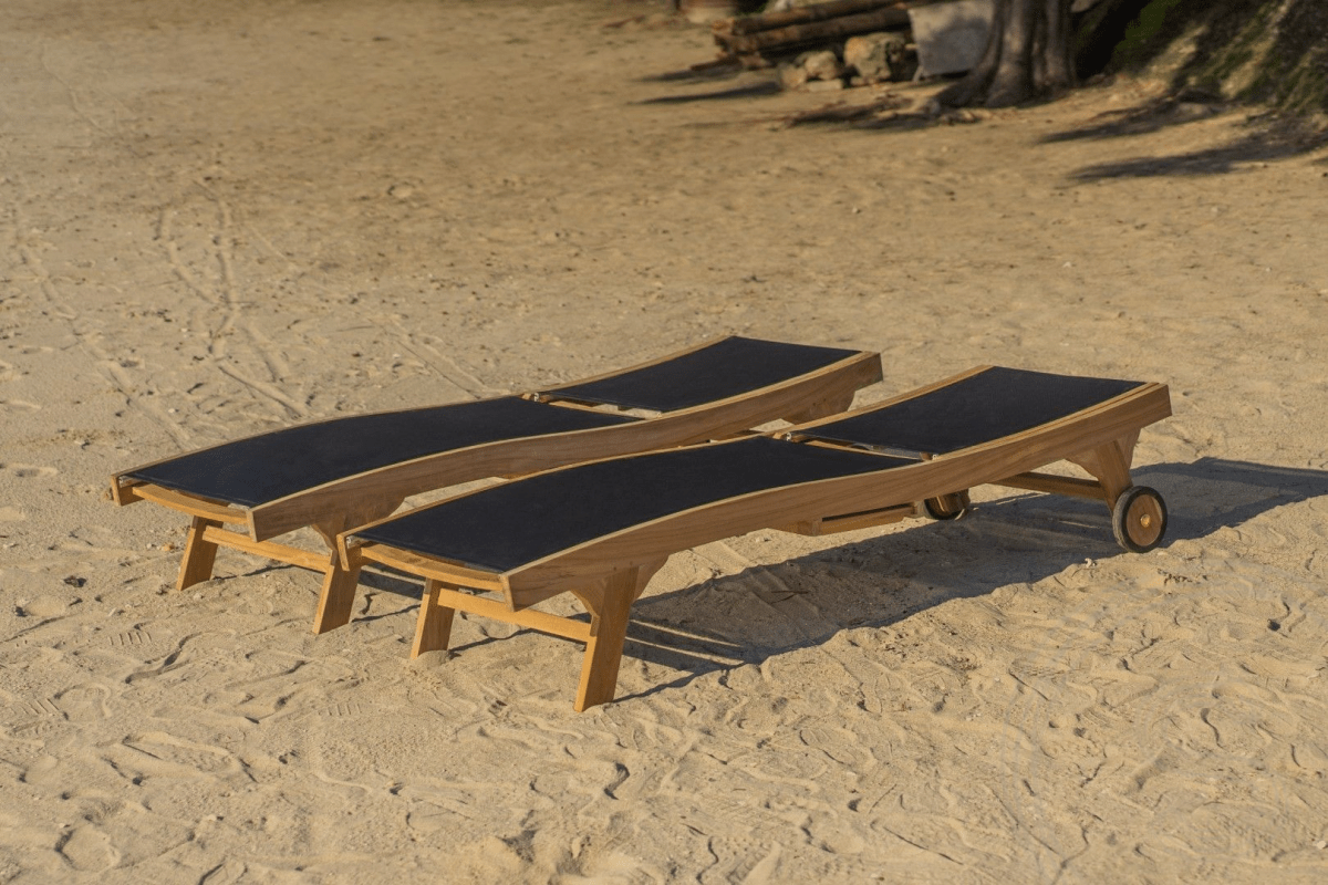 Teak Batyline Liege 2 x