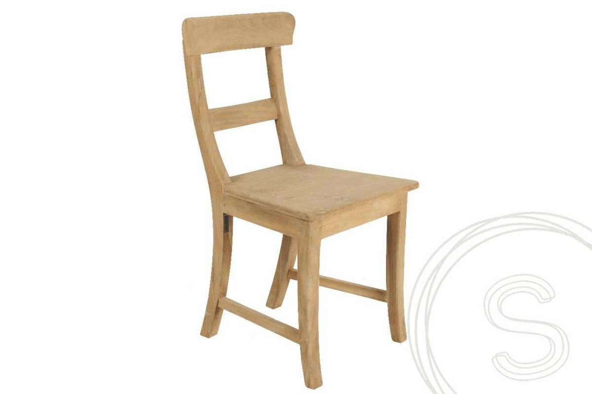 Teak Tisch rund 140cm + 6 Stühle