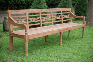 Teak Bahnhofsbank 240cm