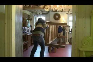 Teak tafel 90x90cm oud hout - Souren Meubels