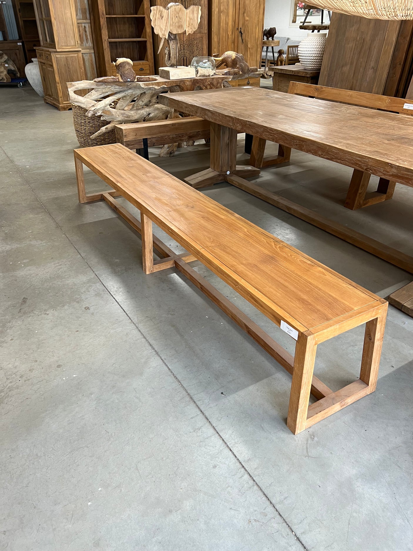 Teak-Bank - 280x40x45cm