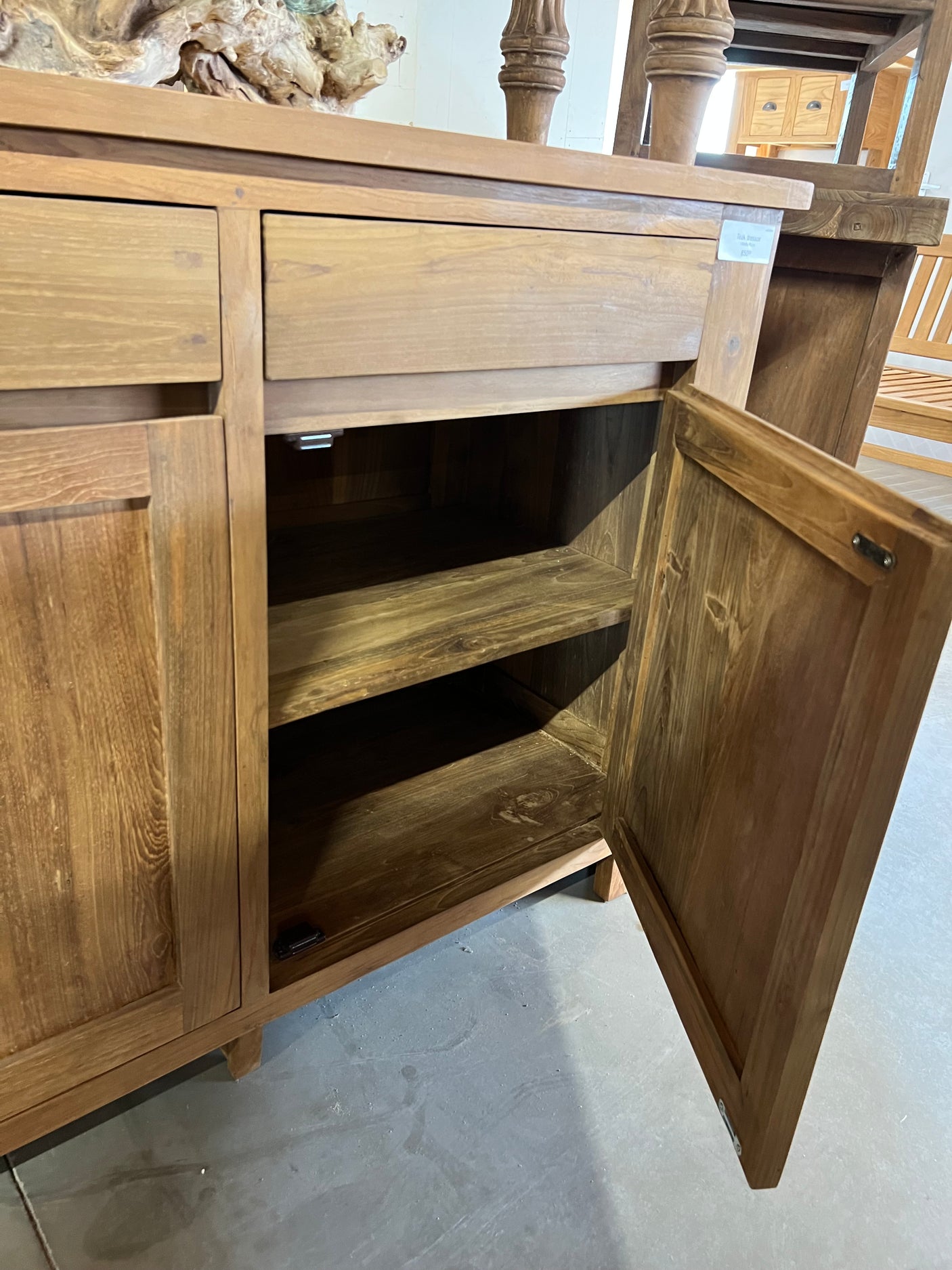 Teak-Sideboard - 130x50x90cm