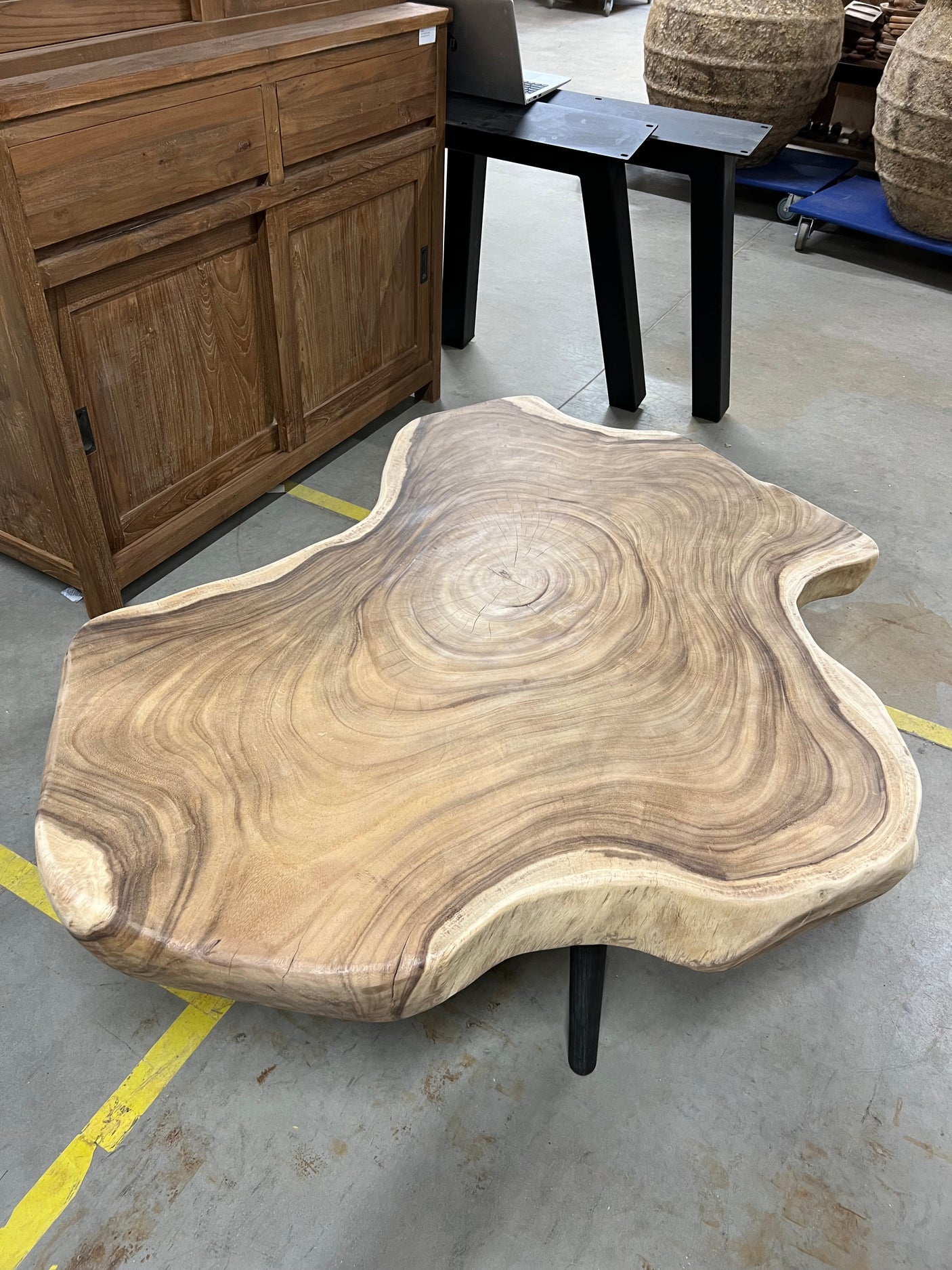 Couchtisch Eisenbein 123cm Durchmesser - 123x123x41cm