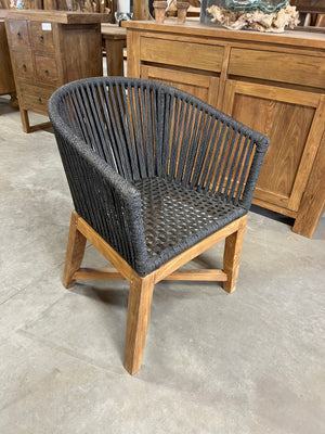 Rope-Stuhl schlankes Bein - 60x56x81cm