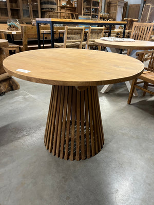 Runder Teak-Tisch - 100cm Durchmesser